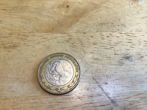 2004 Diez Pesos, $10, Circulated, Good folder filler, Free shipping