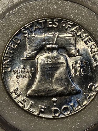 PCC graded 1954 franklin half