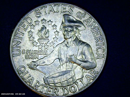 1976 D Washington Quarter AU