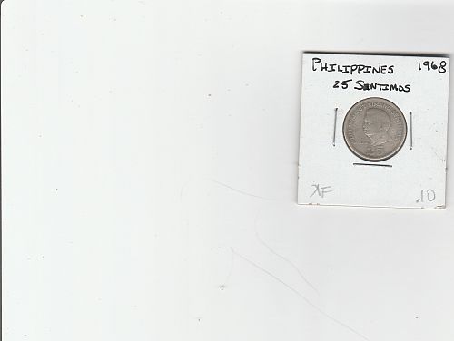 1968  25  SENTIMOS   PHILIPPINES