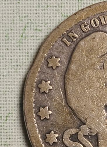 1897-O Barber Quarter RIM CLIP ERROR 10:00 o'clock Obverse Good-6