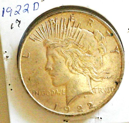 1922 D Peace Dollar