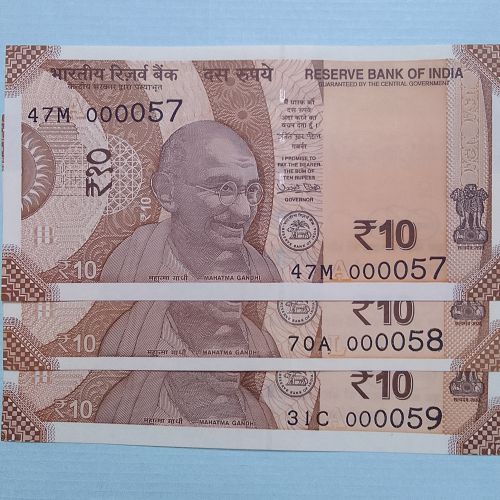 I)  India   000057..58..59.....UNC