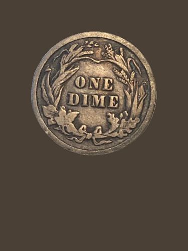 1906 P Barber Dime - F