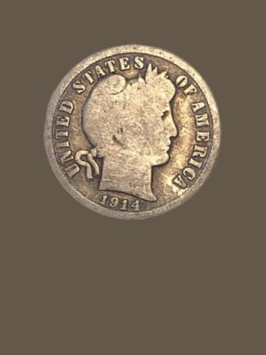 1914 D Barber Dime - G