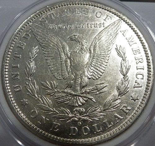 1882-O ABOUT UNCIRCULATED MORGAN DOLLAR AU # STM-C
