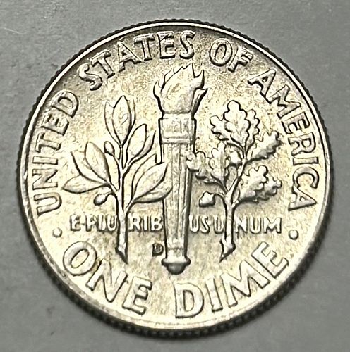 1964 D Roosevelt Dimes 90% Silver Composition 81431