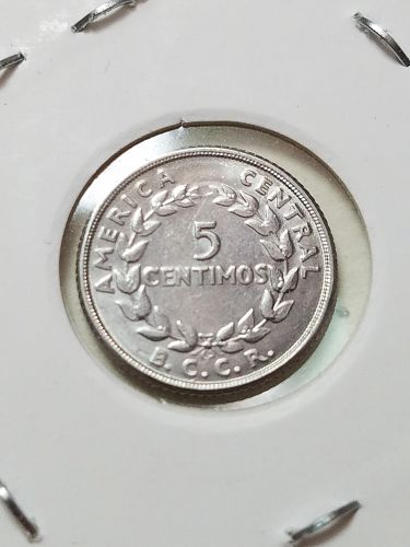 1958 Costa Rica 5 Centimos Five Cents