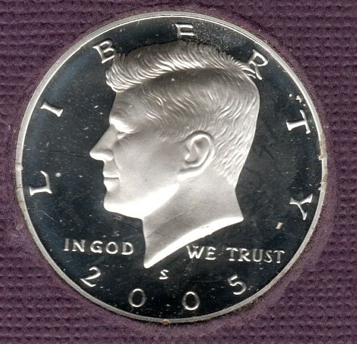 2005 S Kennedy Half Dollars: Silver Proof -#08-055