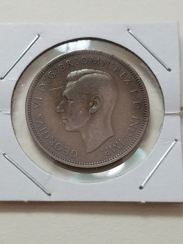 1938 Great Britain Half Penny UK GB United Kingdom England Ship