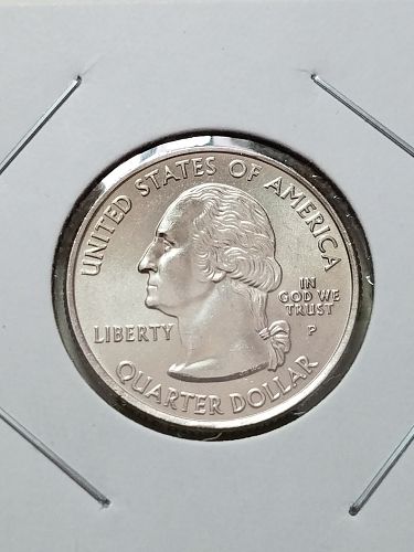2004 P Michigan State Washington Quarter PLATED