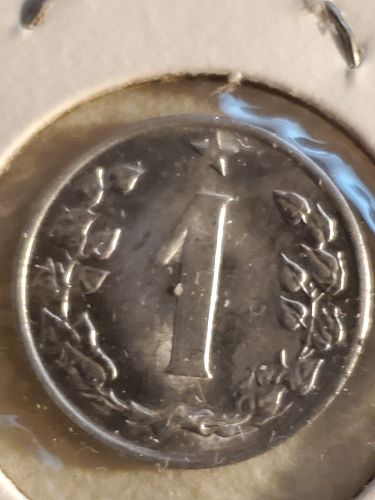 1962 Czechoslovakia 1 Haler