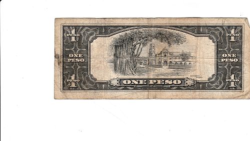 1949 PHILIPPINES ONE Peso  CENTRAL BANK