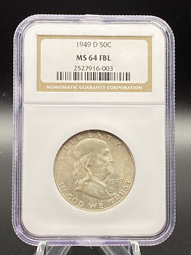 1949-D Franklin half