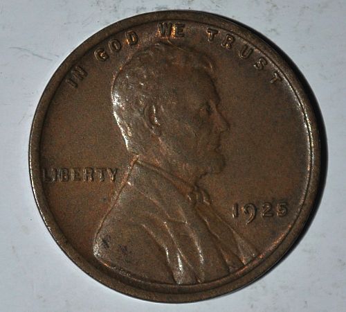 1925 P Lincoln Wheat Cent Small Cent  {{{{7576
