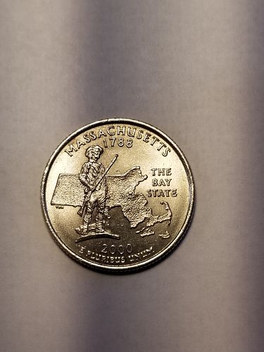 2000 P Massachusetts Quarter