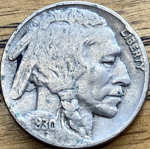 1930 Buffalo nickel in VERY FINE condition
