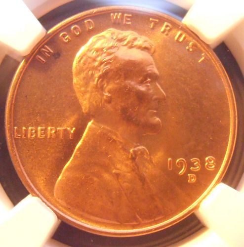 1938 D Lincoln Cent , NGC Certified, (38DN75)