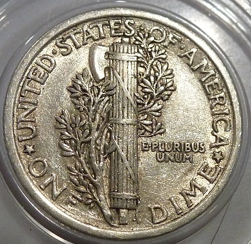 1923-P  AU  Mercury Dime About Uncirculated ( 800-R)