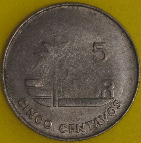 1981 Cuba 5 Centavos AU