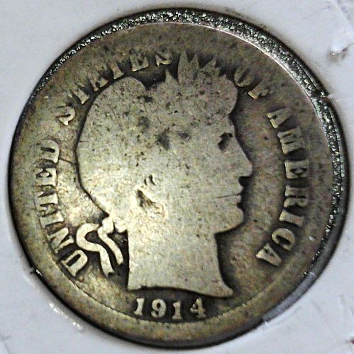 1914 Barber Dime
