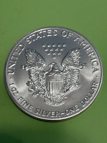 1987 AMERICAN SILVER EAGLE  BU #ASE87