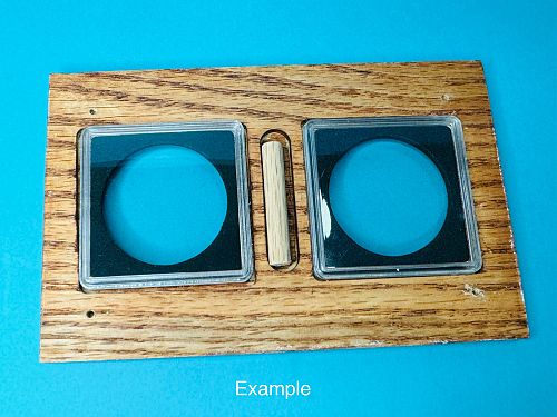 2x2 Two Coin Snap Display Case