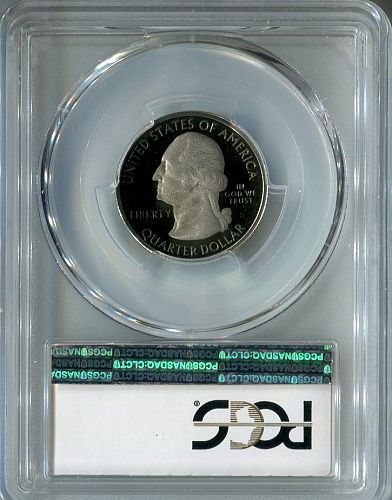 2010 - S  YELLOWSTONE  National Park  "SILVER" Quarter  -   PCGS  -  PR 69 DCAM