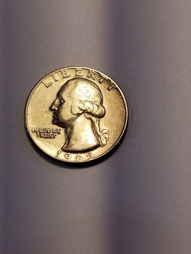 1965 P Washington Quarter