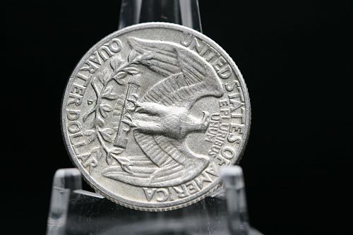 1964 D Washington Quarter 90% Silver XF