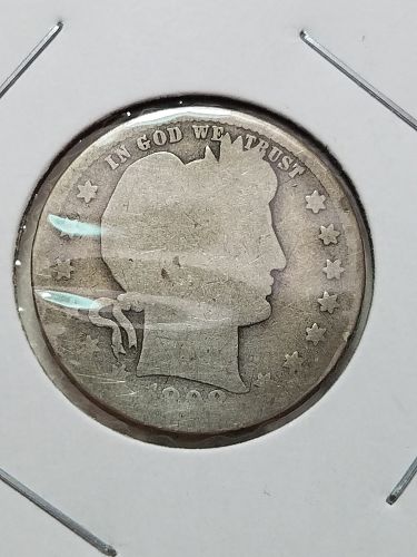 1898 P Barber Silver Quarter