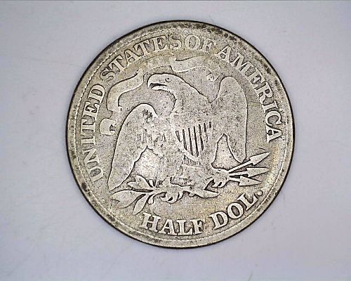 1876 P Seated Liberty Half Dollar in Good condition