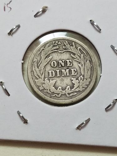 1914 P Barber Silver Dime