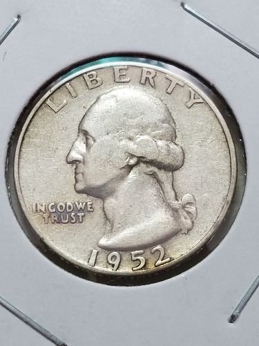 1952 S Washington Silver Quarter SUPERBIRD