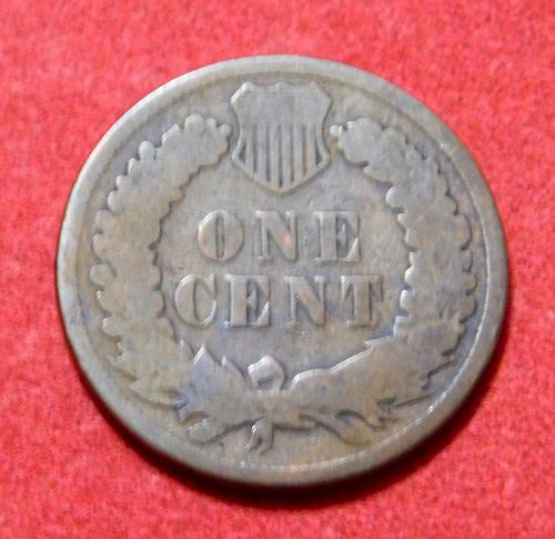 1874 INDIAN HEAD CENT, Semi-Key Date Coin 1174