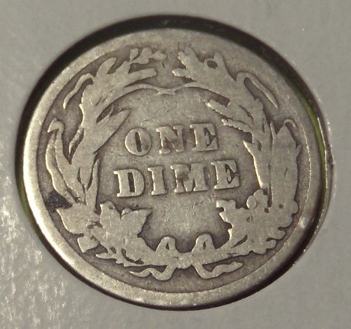1910 Barber Dime  VG8  #10-1910-1