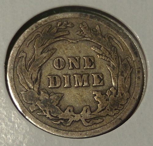 1913 Barber Dime  VG10  #10-1913-5