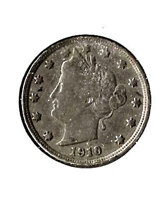 1910  Liberty Nickels***VF***