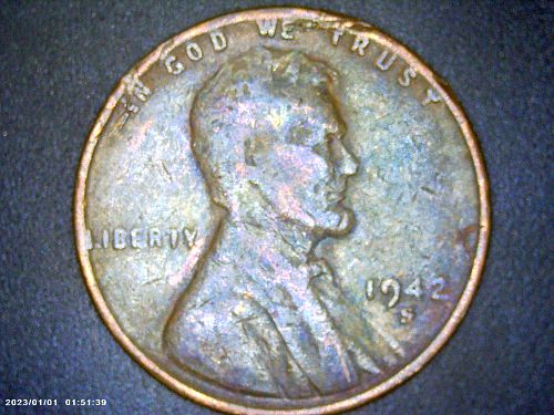 1942 S Lincoln Wheat Cent a Nice Find