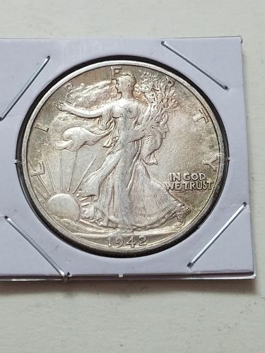 1942 S Walking Liberty Silver Half Dollar