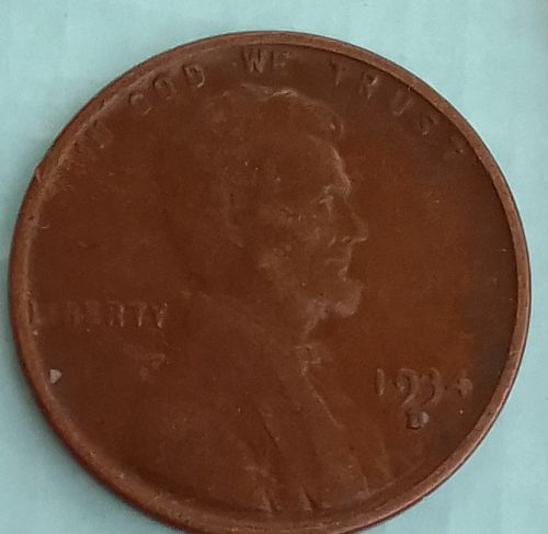 B) 1934/D  USA   Lincoln cent