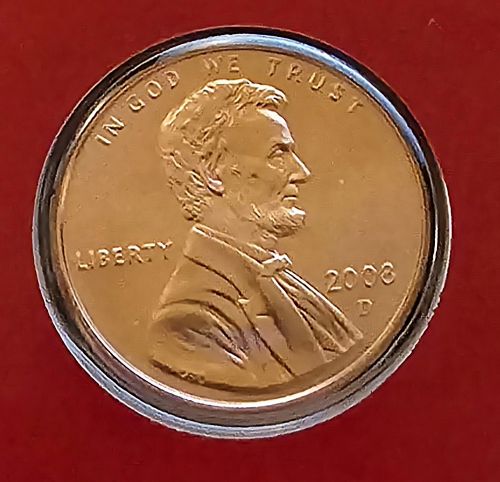 2008-D Lincoln Cent - BU In Original Mint Cello