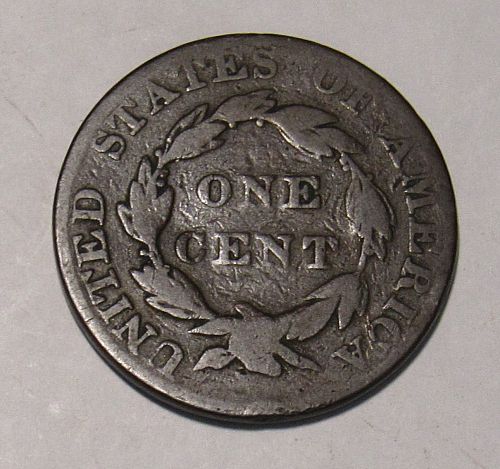 1821 P Coronet Liberty Head Large Cent in circulated condition