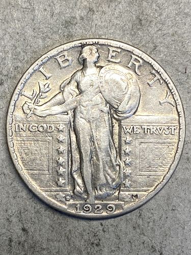 1929-D Standing Liberty Quarter XF