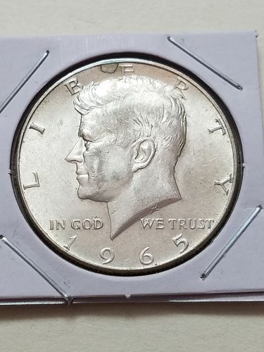1965 P Kennedy Silver Half Dollar DDO-003 Error Variety