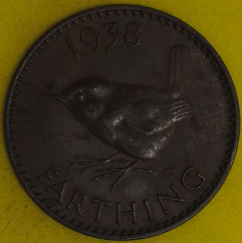 1938 Great Britain Farthing AU