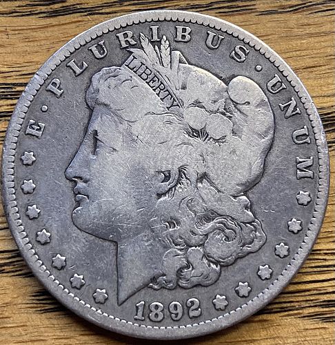 Better date 1992S Morgan dollar in VERY GOOD 8 condition