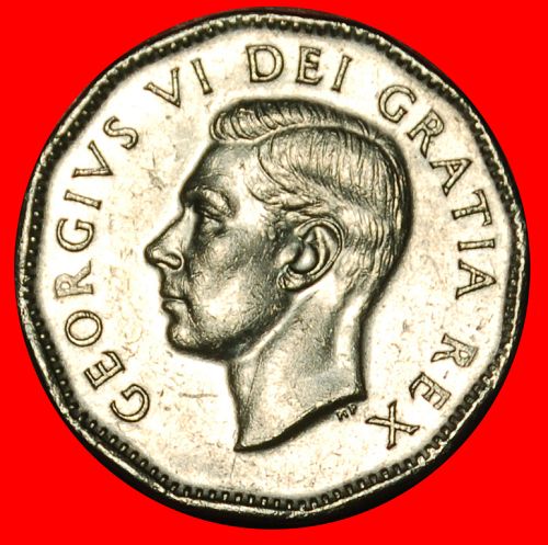 Ⰶ NO INDIA: CANADA ★ 5 CENTS NICKEL 1751-1951! GEORGE VI (1937-1952)