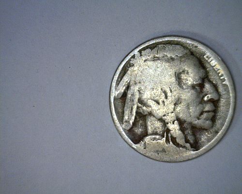 1919 D Buffalo nickel 30-393 filler