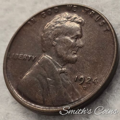 1924 D ~ Lincoln Wheat Cent ~ VF-30
